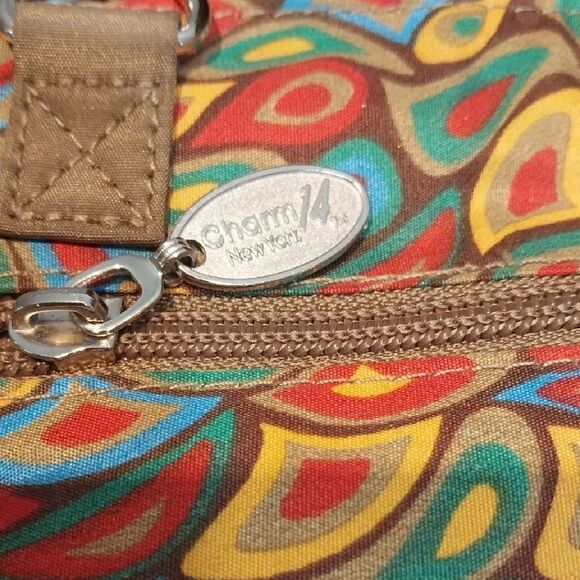 Vibrant Paisley Crossbody Bag and free wallet. - Picture 6 of 12